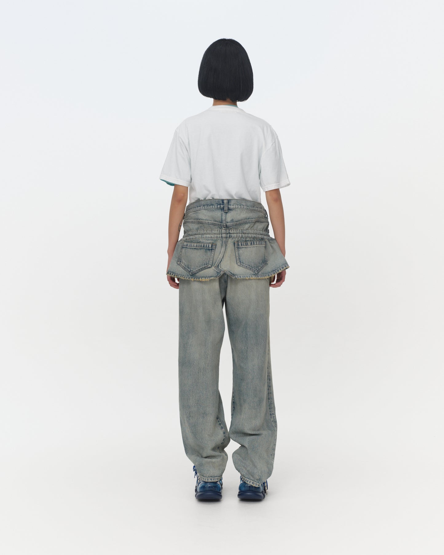 【SS26受注】Mini Denim Skirt / Light Blue / MSS26S01
