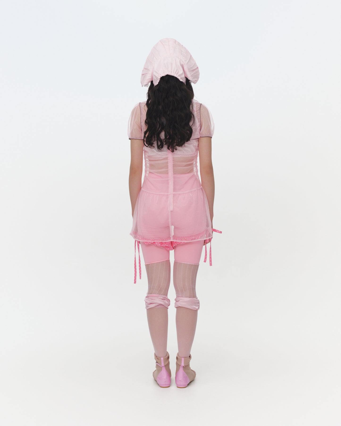 【SS26受注】Nana's Sheer Dress / Pink / JFSS26D021