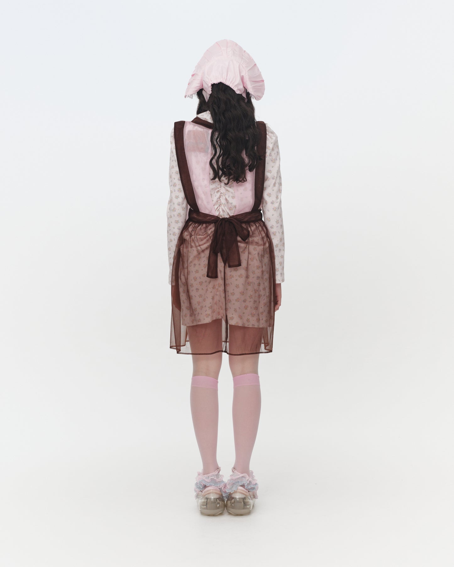 【SS26受注】Sugar Sugar Apron / Pink-Brown / JFSS26APRON01
