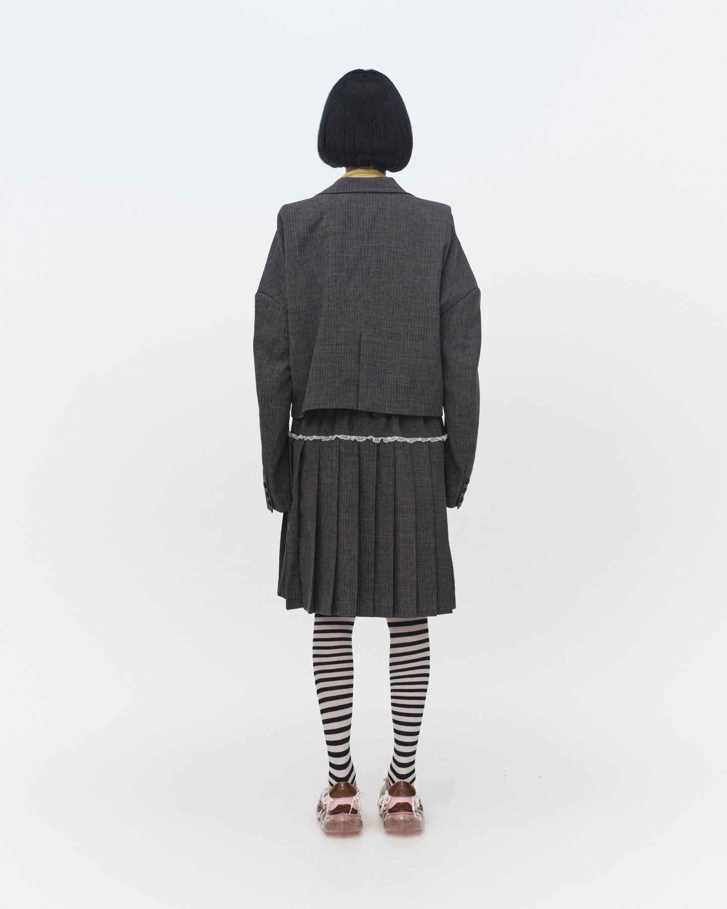 【SS26受注】Drop Shoulder Jacket / Gray / MSS26JK02
