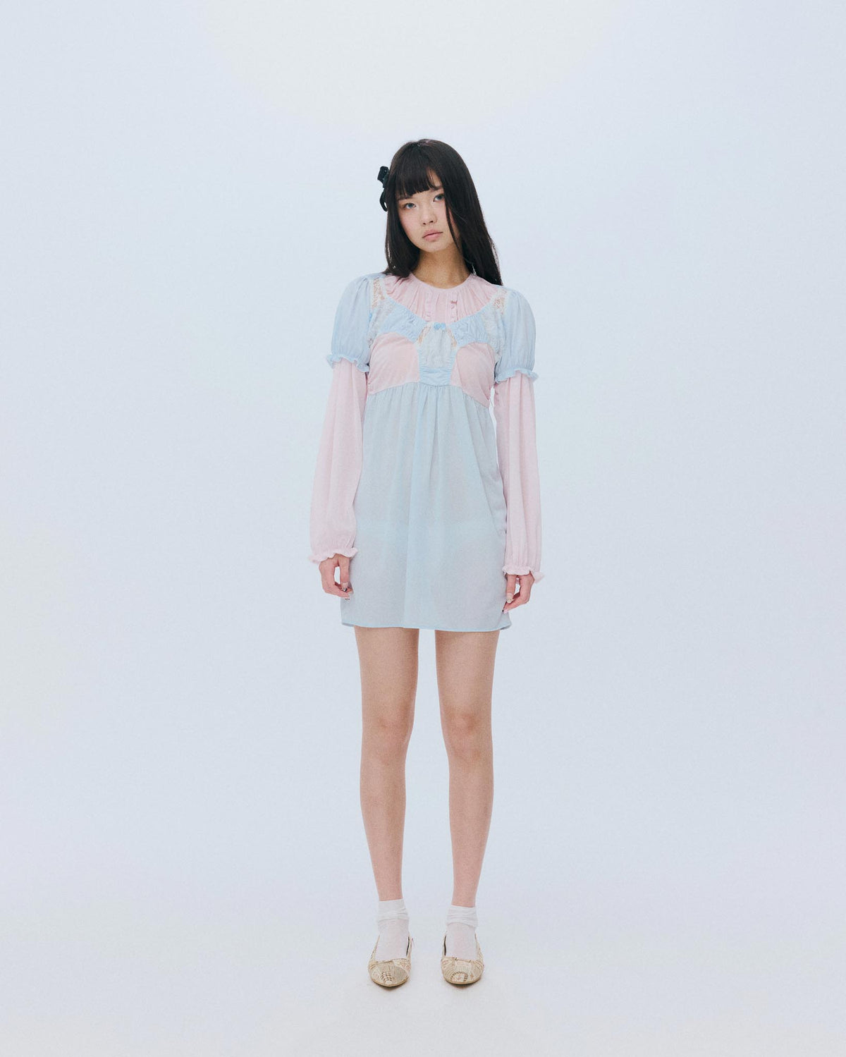 Lolita Knickers Dress / Light Blue