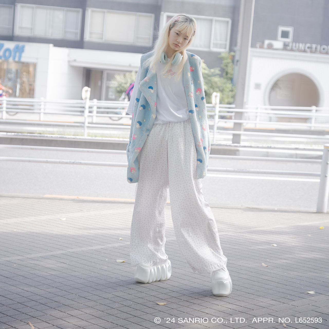 4XL T-shirt / White / Little Twin Stars x MIKIOSAKABE / MSLTT03