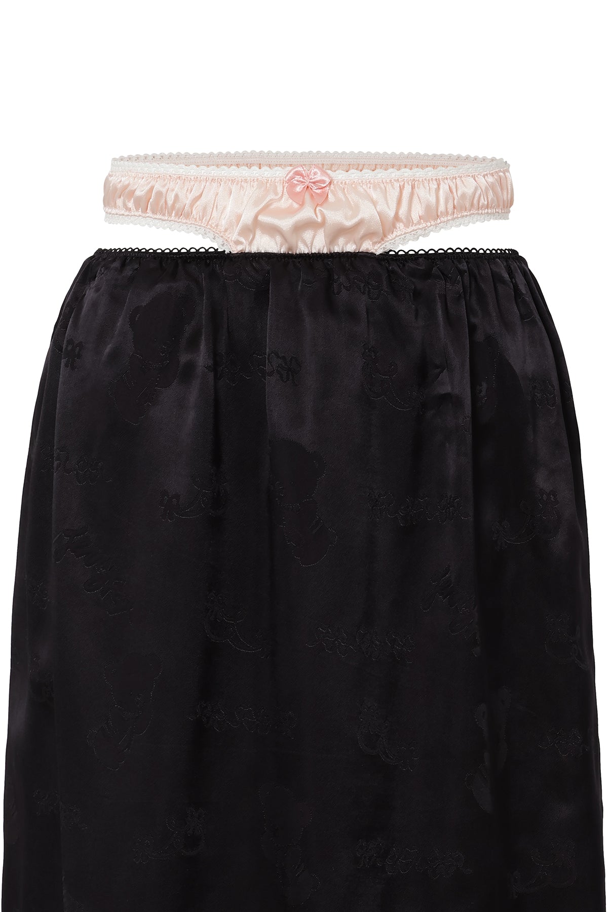 【24AW订单】下垂裙/黑色/JFAW24S02