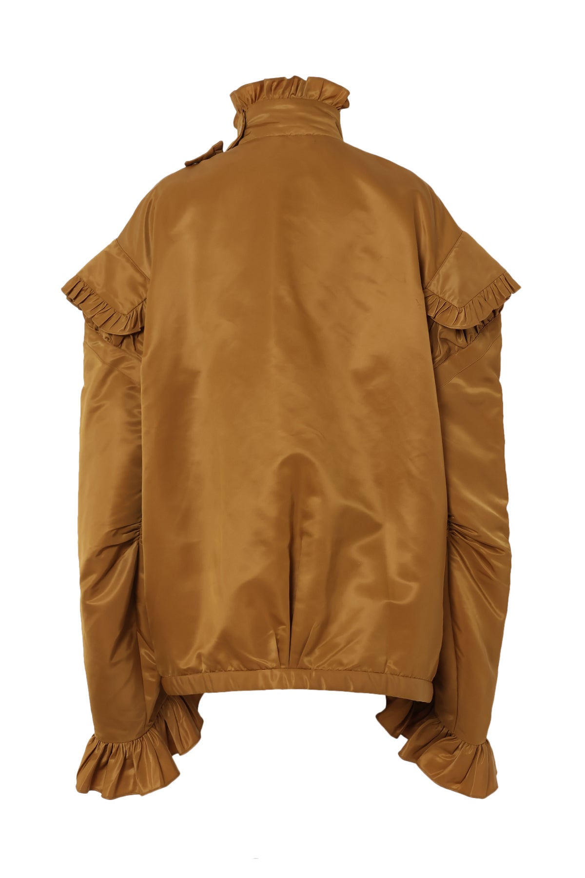 Puffer Frill Blouson / Mustard