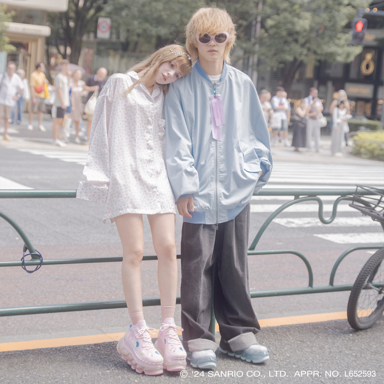 Print Pajamas Tops / White / Little Twin Stars x MIKIOSAKABE / MSLTPJT01