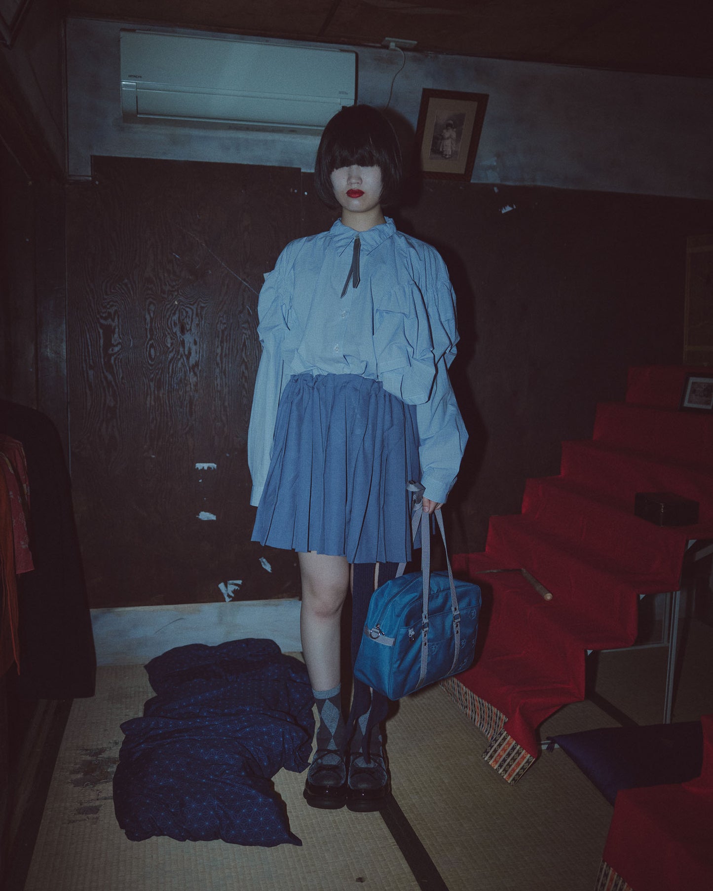 【AW26预购】Confusing长袖衬衫 / 蓝色 / MSAW26B061