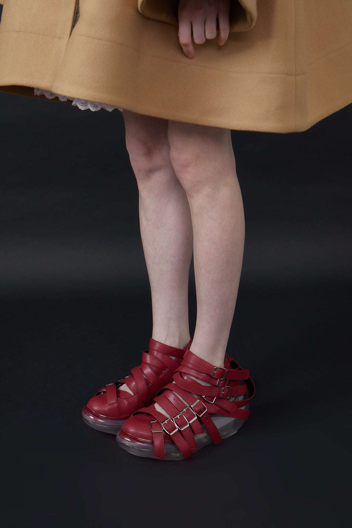 Too Many Belts  Moon / Wine Red