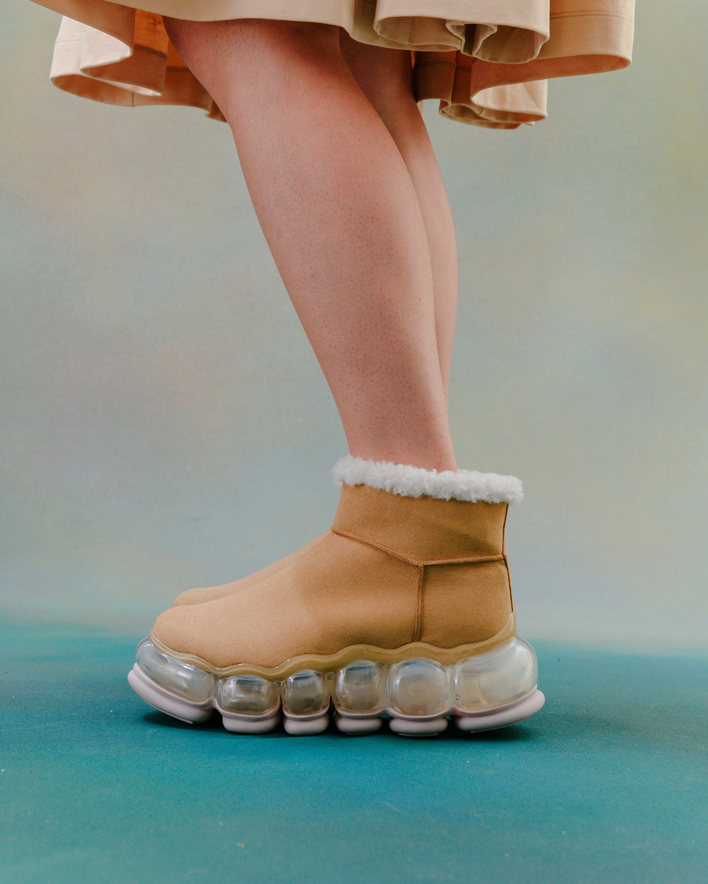 新款“珠宝”木桐色/米色