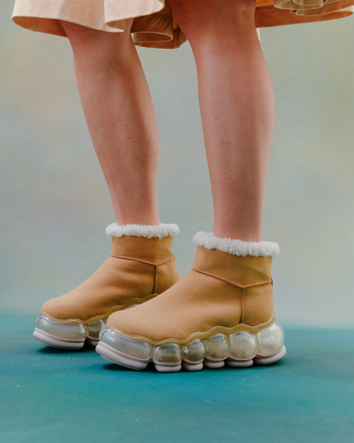 新款“珠宝”木桐色/米色