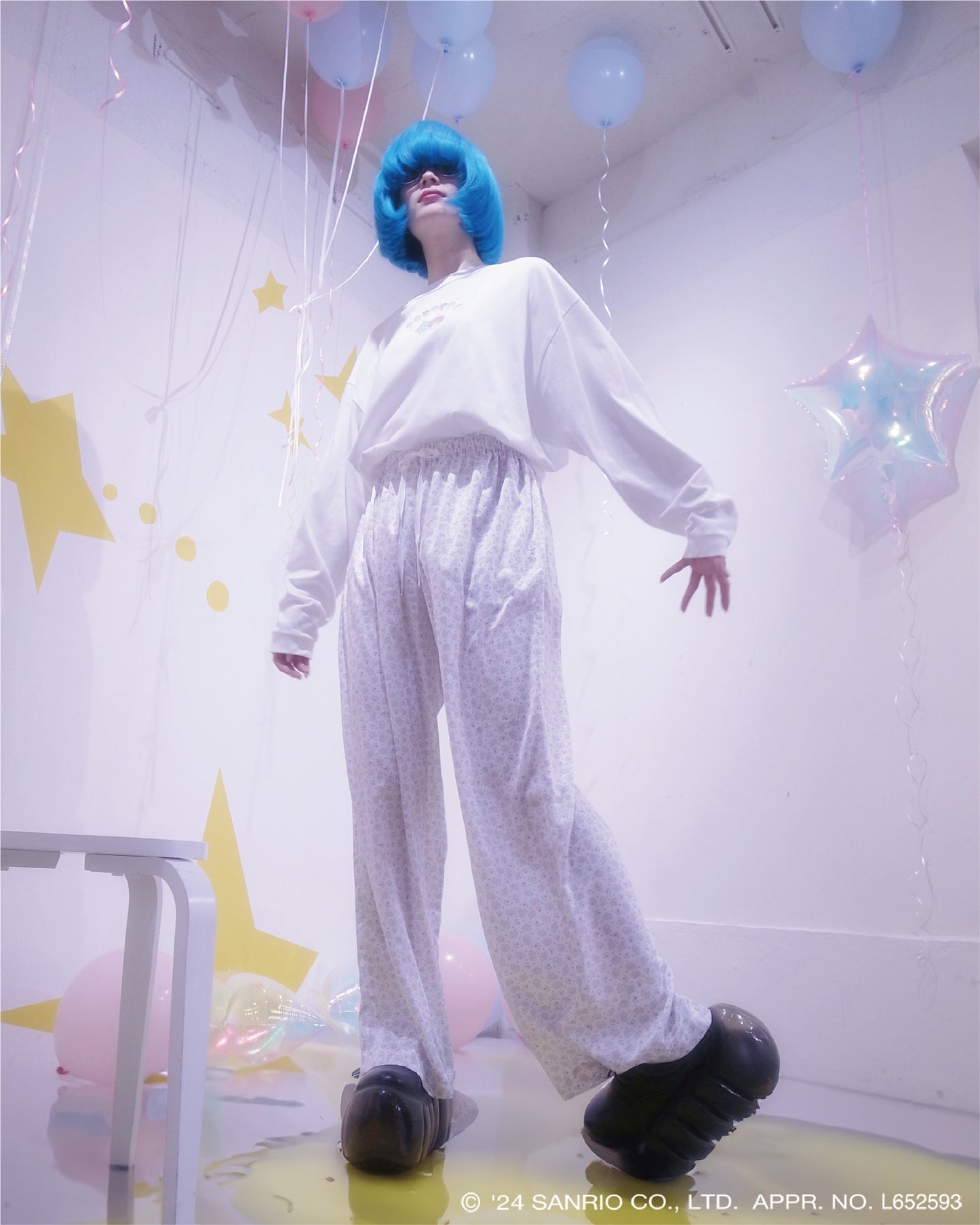 4XL Long T / White / Little Twin Stars x MIKIOSAKABE / MSLTT02