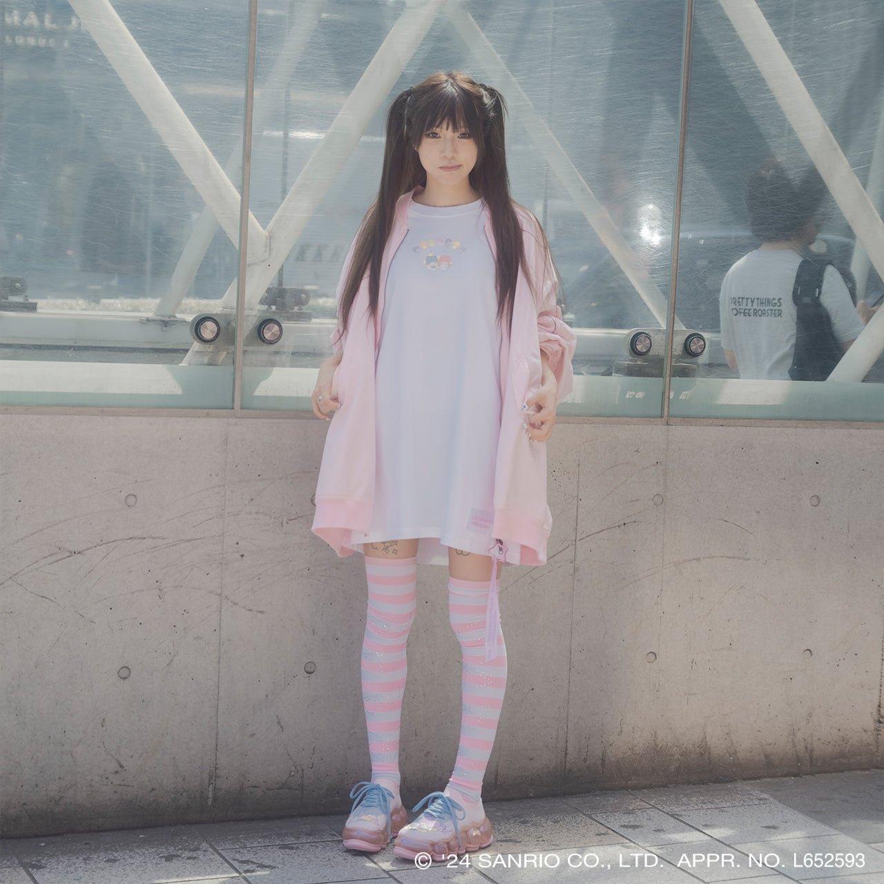4XL MA-1 / Pink / Little Twin Stars x MIKIOSAKABE