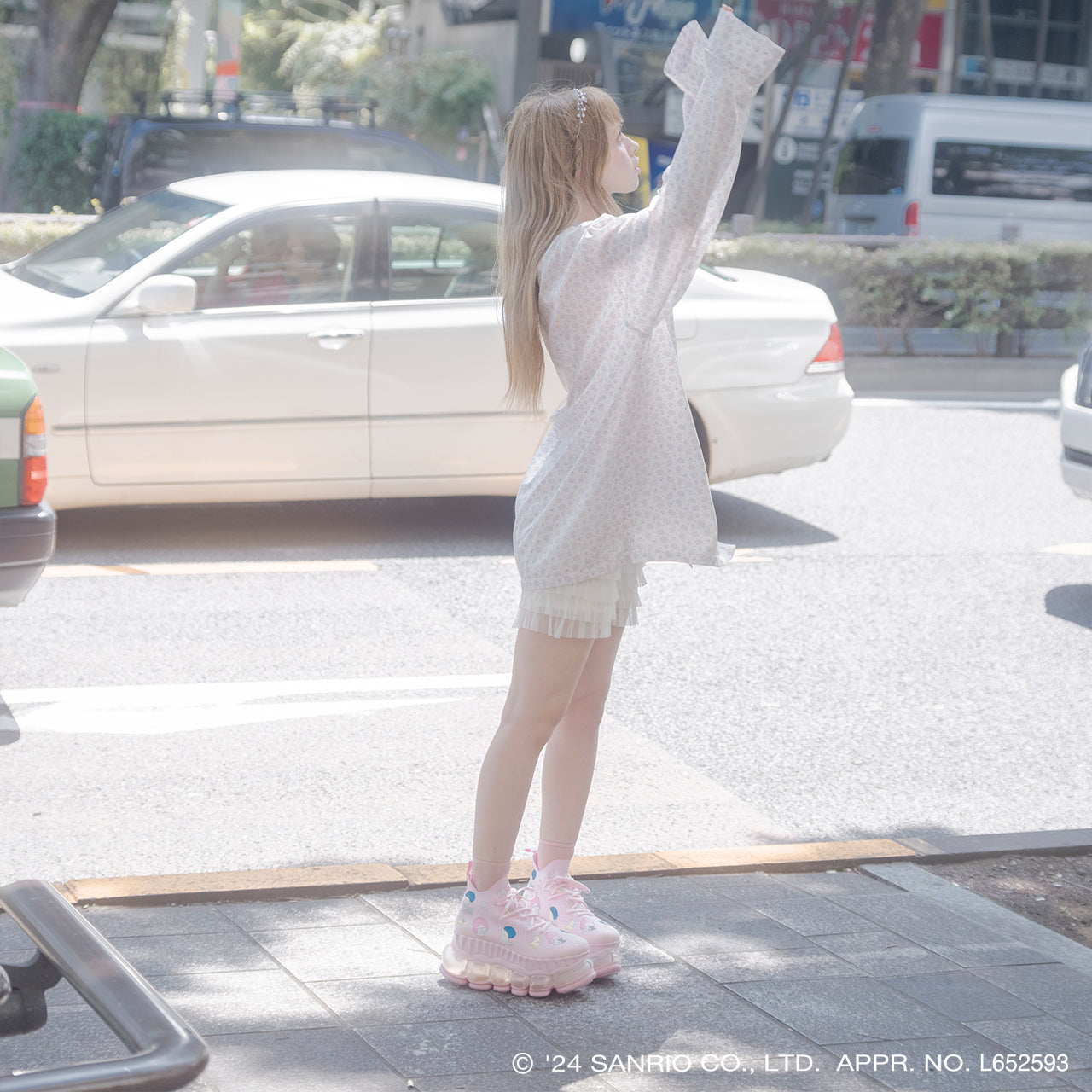 Print Pajamas Tops / White / Little Twin Stars x MIKIOSAKABE / MSLTPJT01