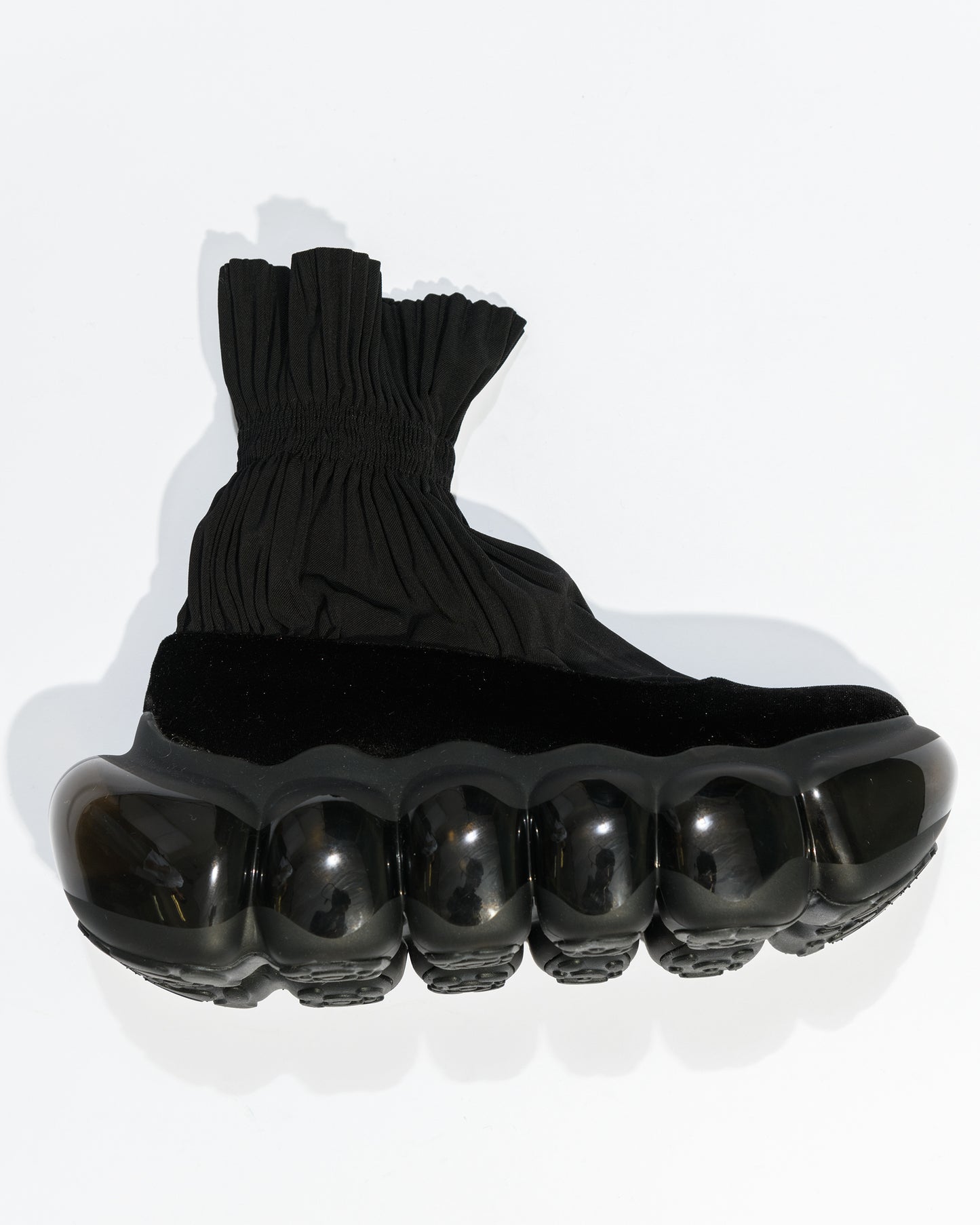 "Jewelry" Bubble Pleats / Black