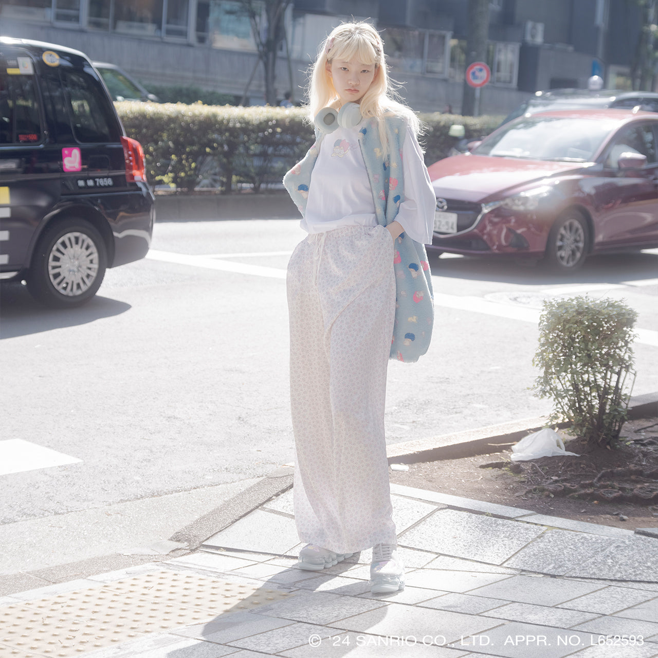 4XL T-shirt / White / Little Twin Stars x MIKIOSAKABE / MSLTT03