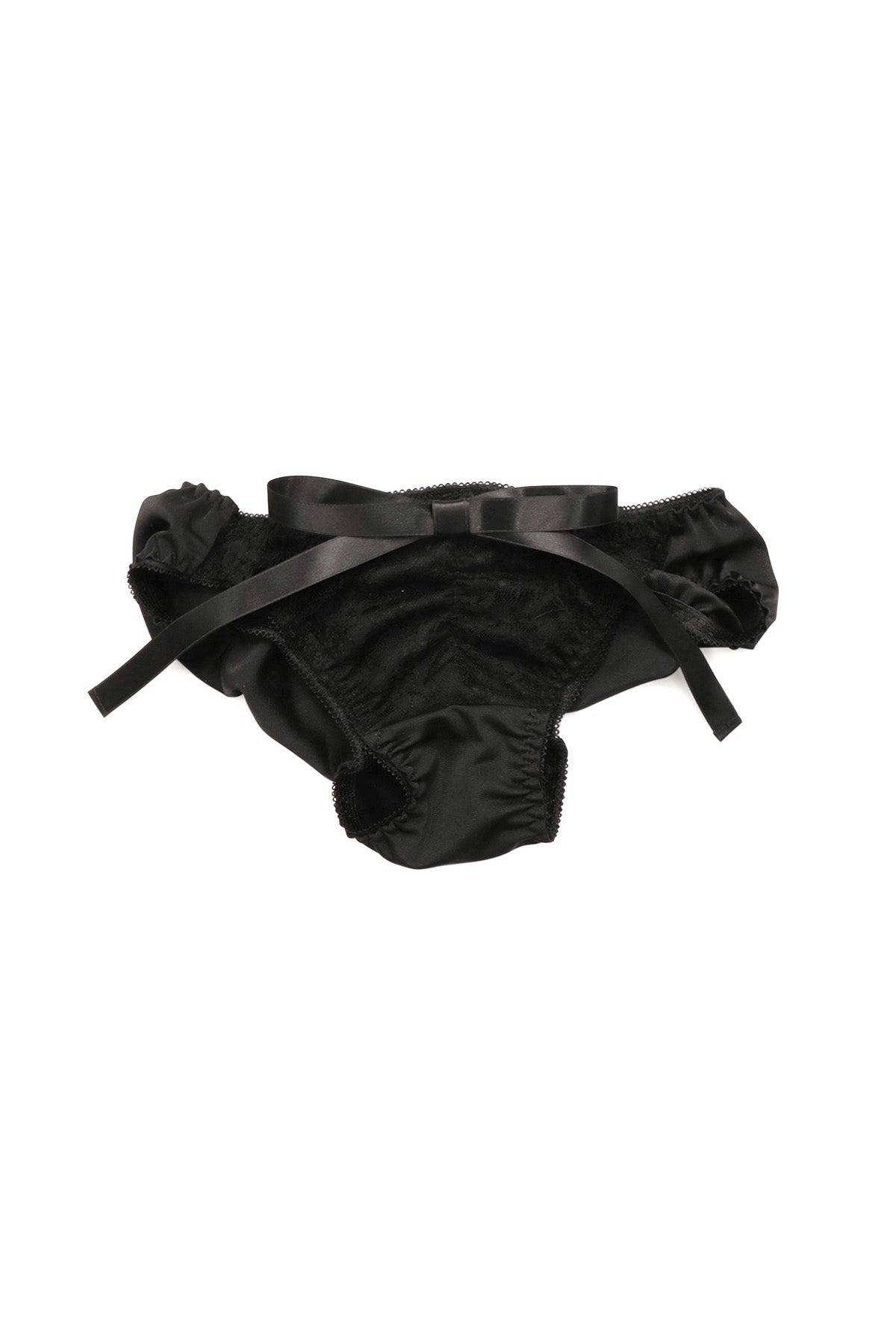 Panty Ribbon Bow / Black