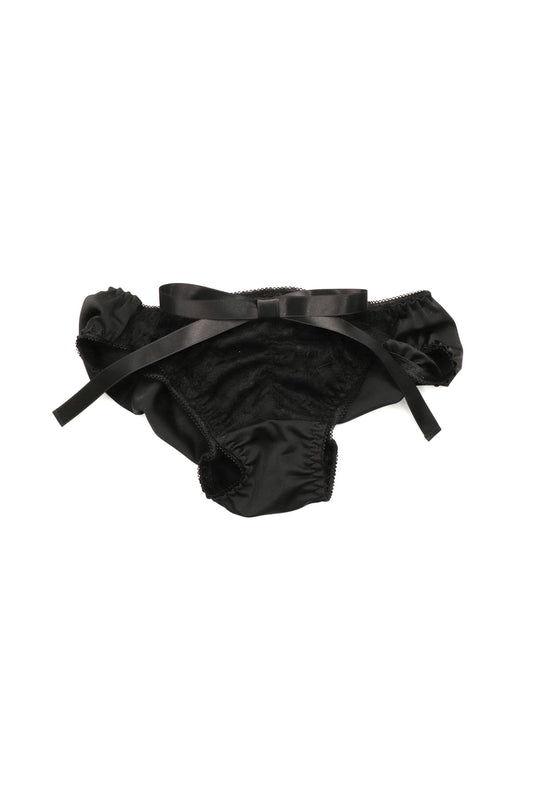 【24AW订购】丝带蝴蝶结内裤/黑色/JFAW24ACC01