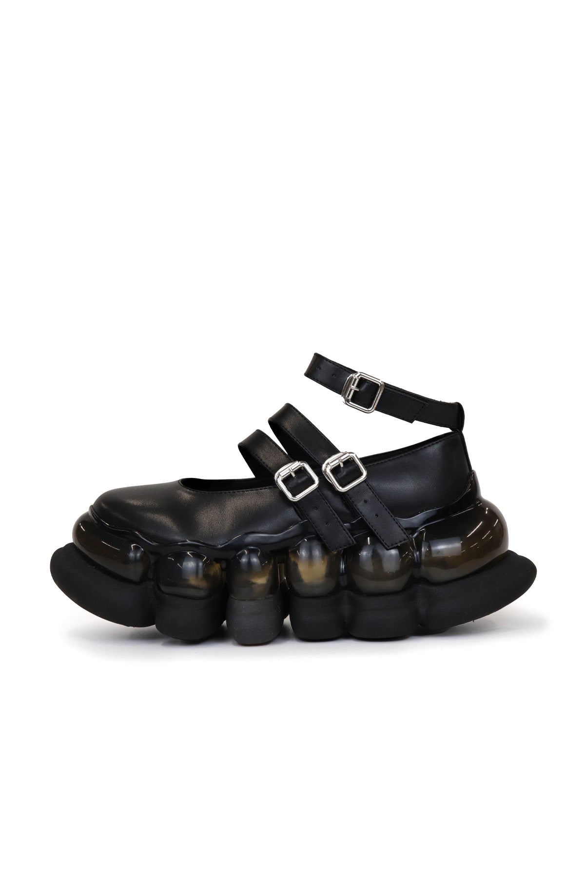 "Jewelry" Ark Three Straps Mary Jane / Black