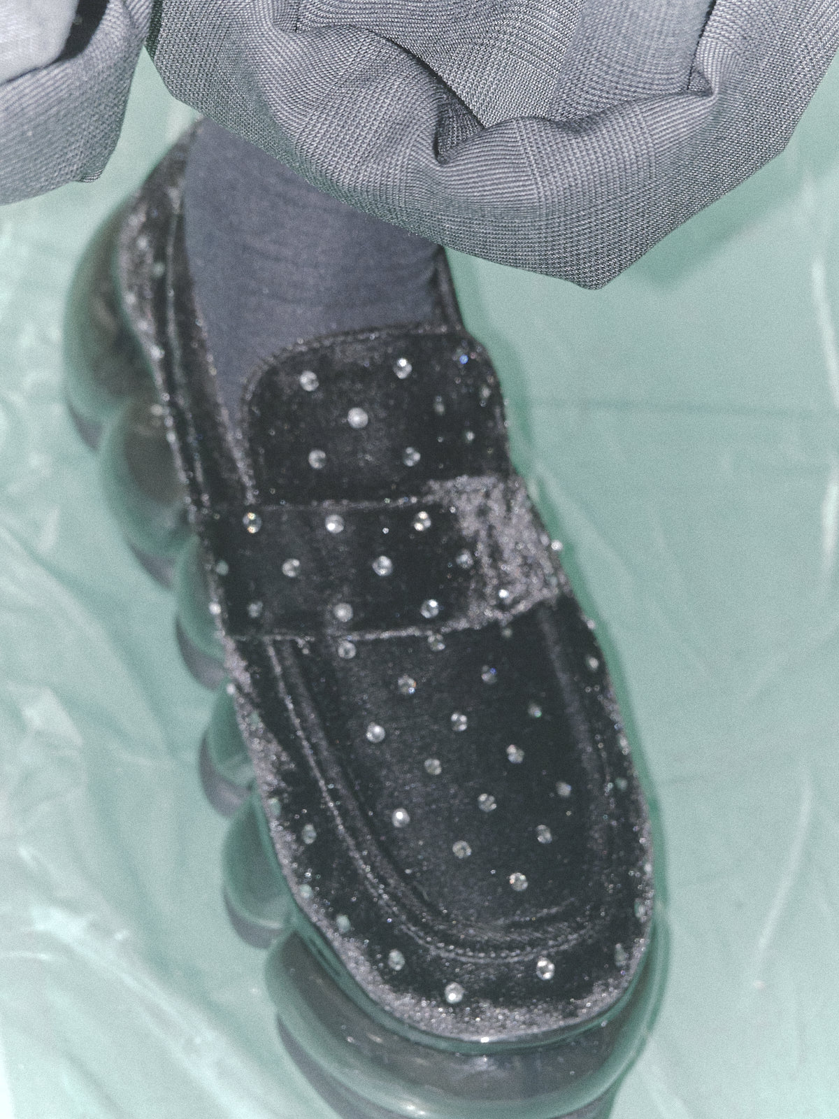 New "Jewelry" Loafer Jewel / Black