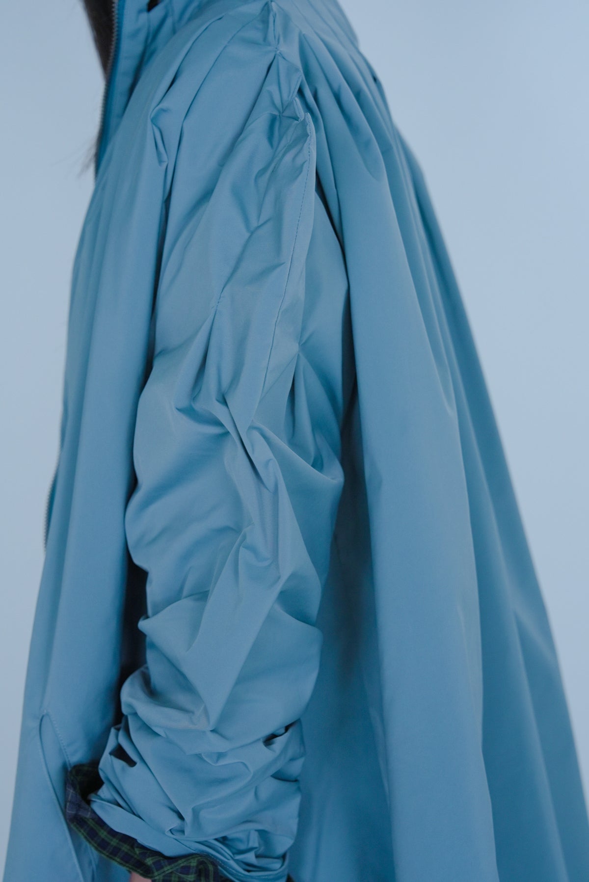 【SS27受注】Peak-Tuck Jacket / Ice Gray / MSS27JK05