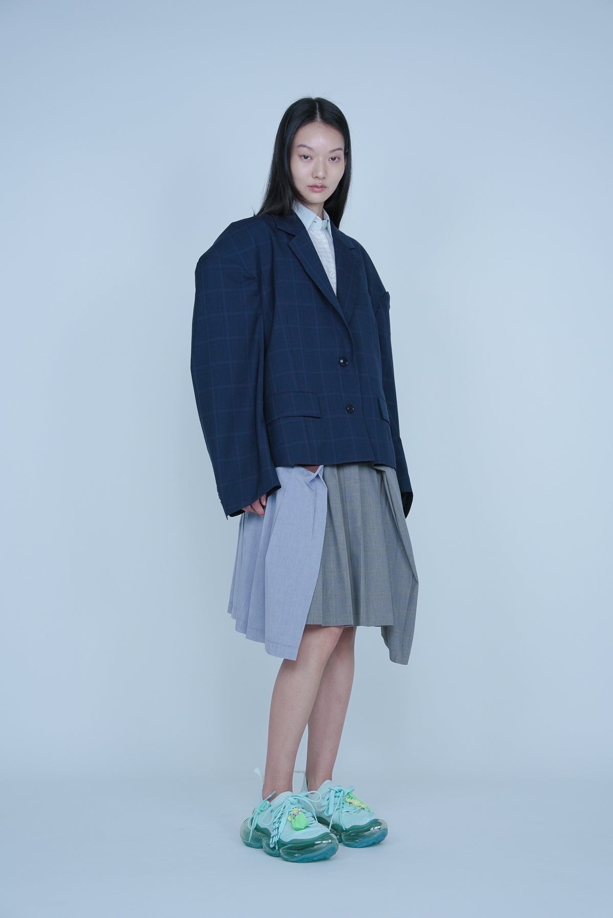 【SS27受注】Bug Pleats Skirt / Brown / MSS27S03
