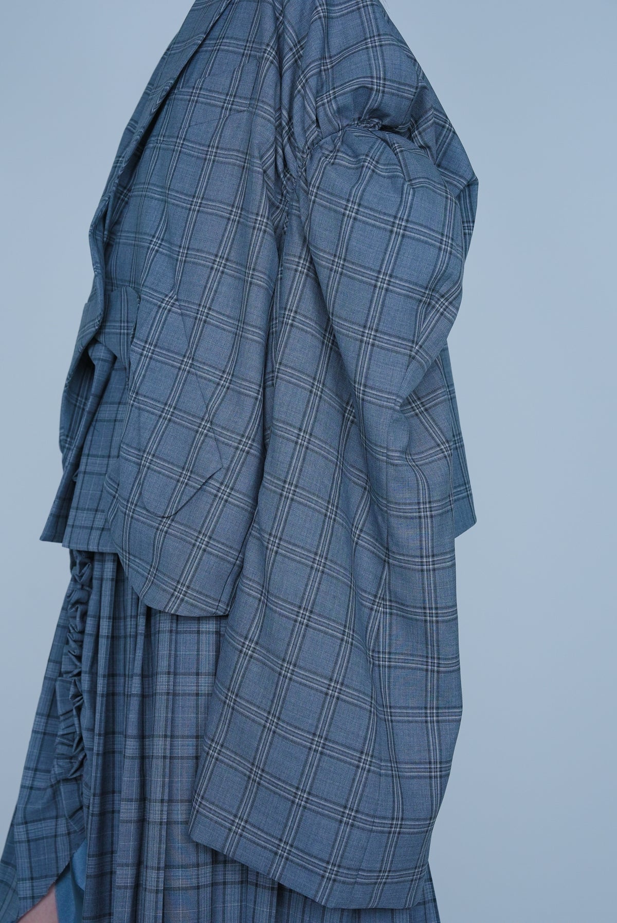 【SS27受注】Nami Collar Jacket / Gray / MSS27JK03