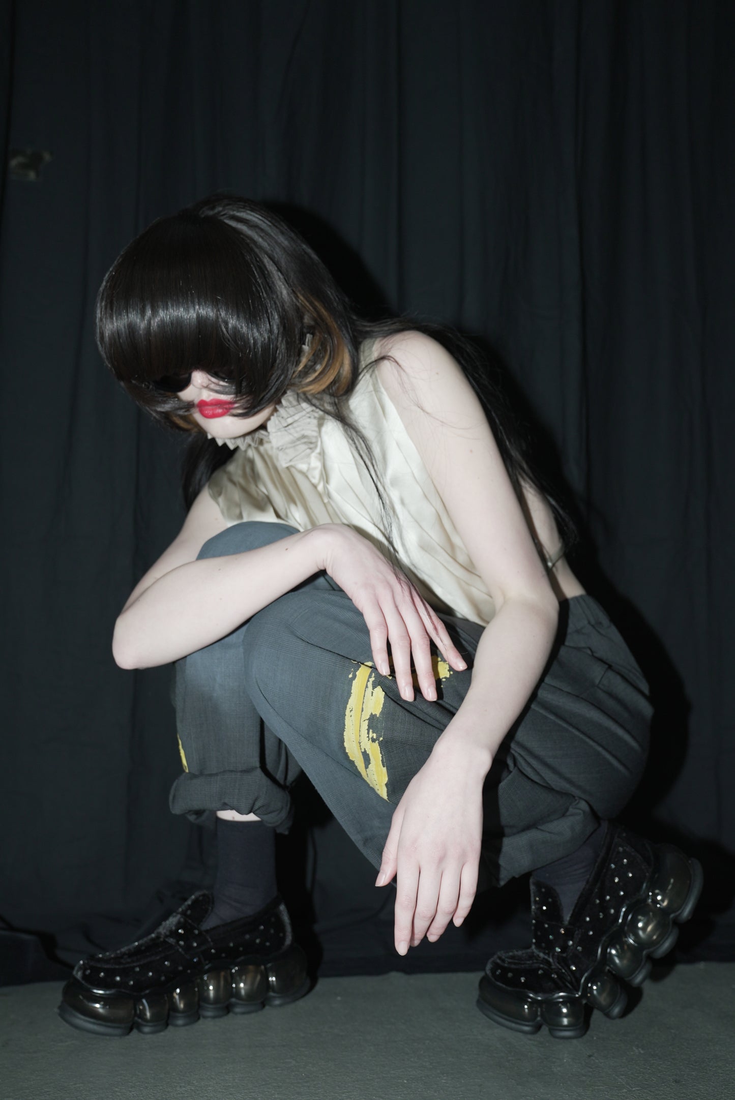 New "Jewelry" Loafer Jewel / Black