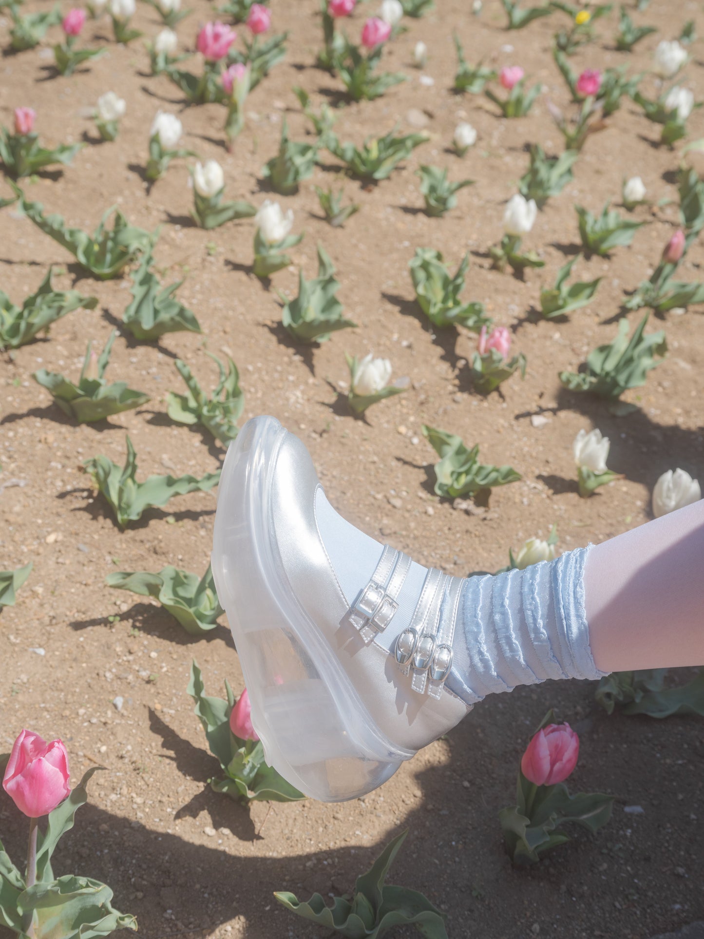 Mary Jane Metallic / Silver