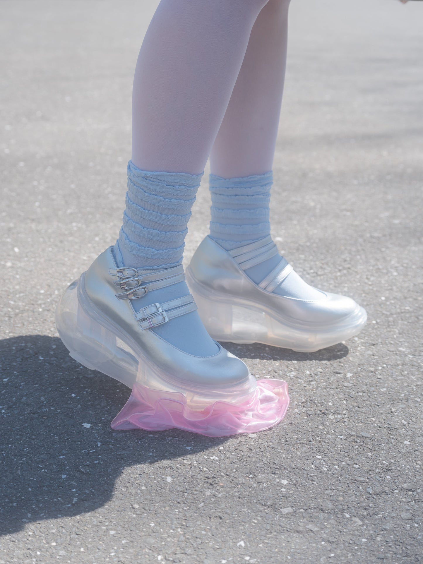 Mary Jane Metallic / Silver