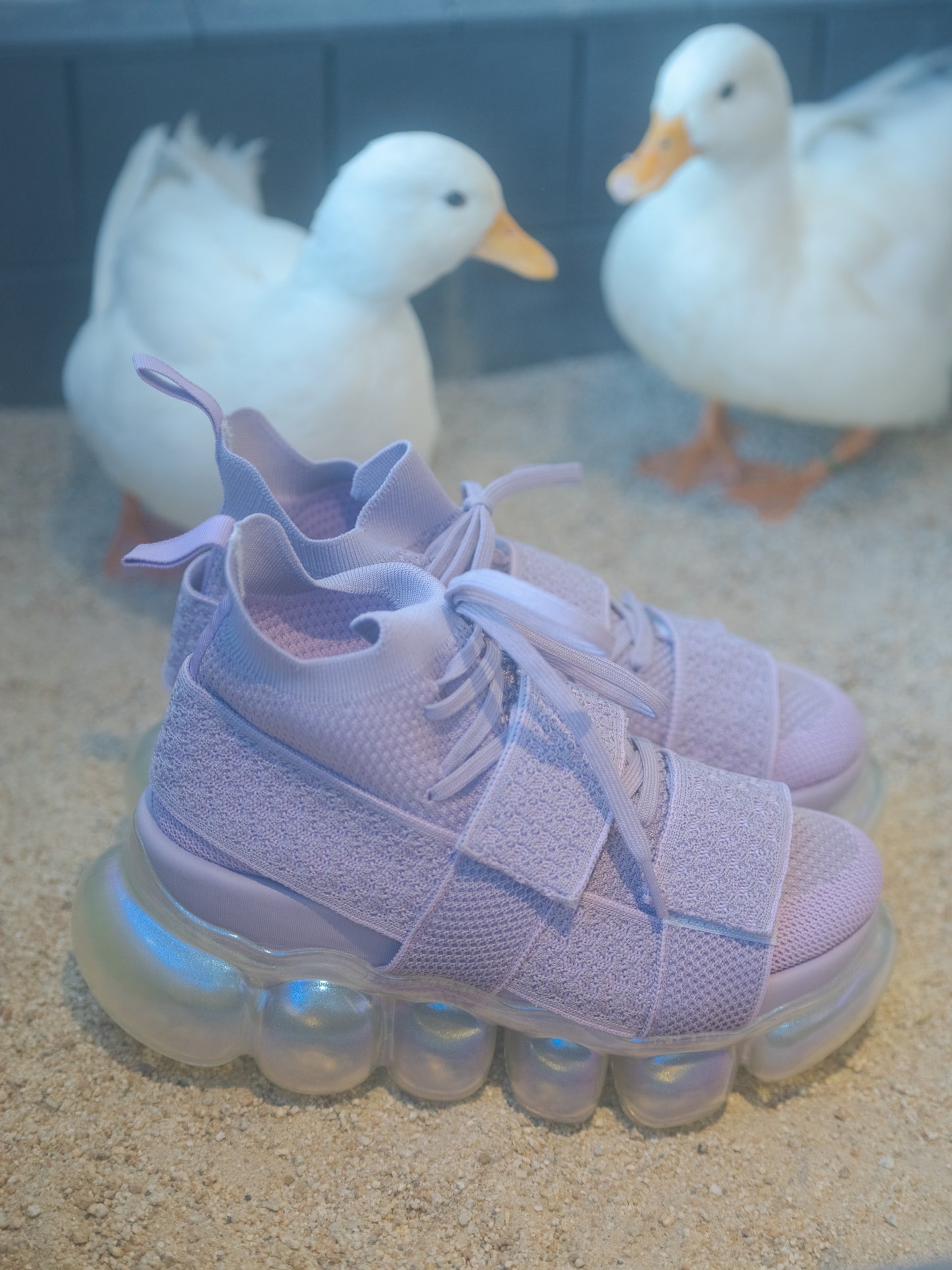 “珠宝”高跟鞋 Beltcross / Aurora Lilac