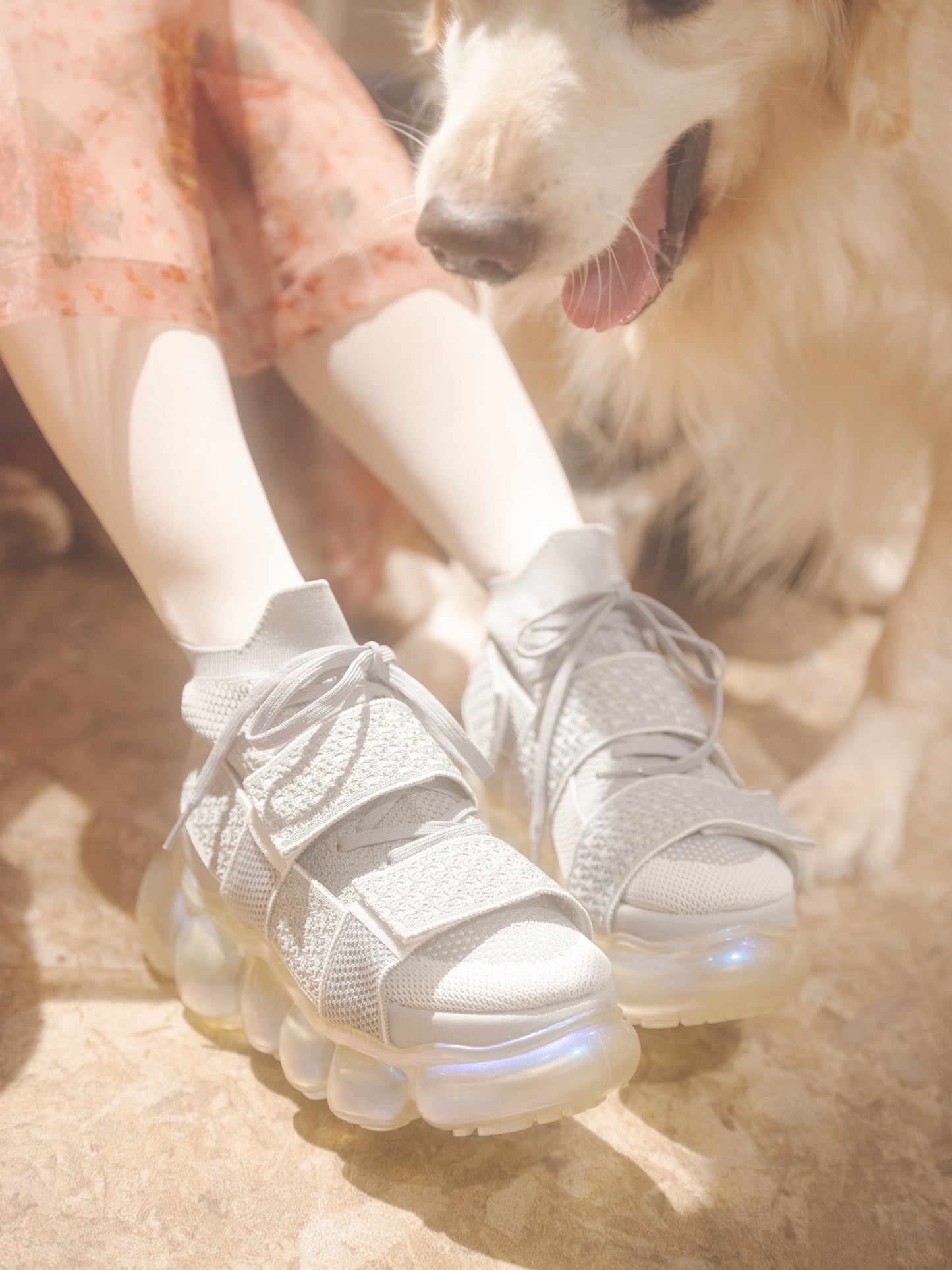 "Jewelry" High Shoes Beltcross / Aurora Gray