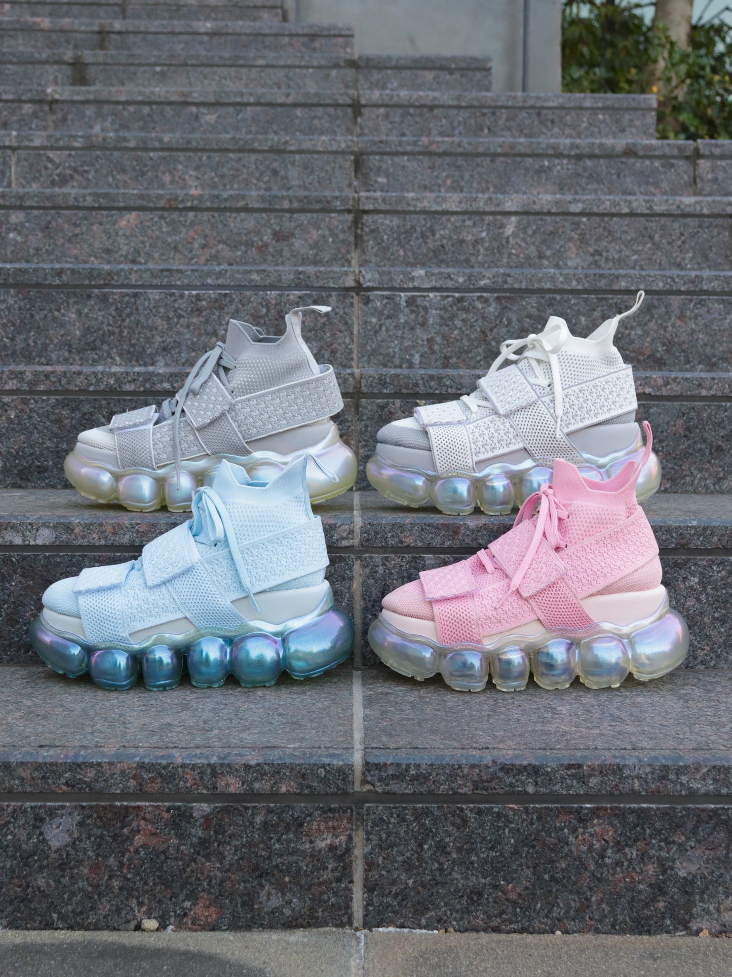 "Jewelry" High Shoes BeltCross / Aurora Light Blue