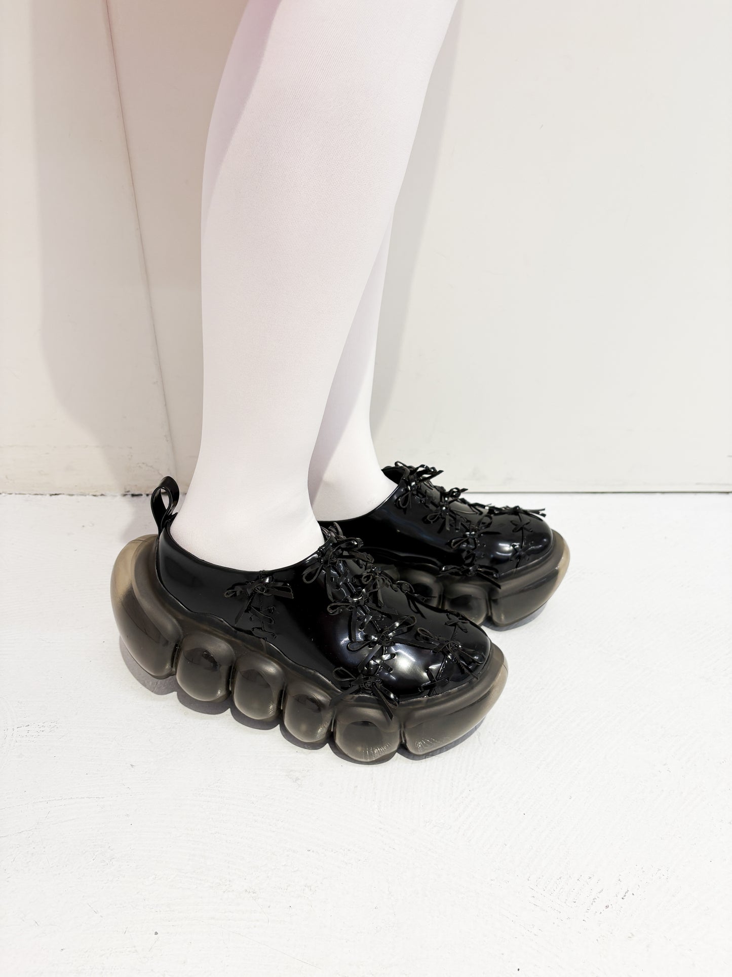 【AW25受注】"Jewelry" Bubble Tiny Ribbon Sabo / Black / MSAW25SH04