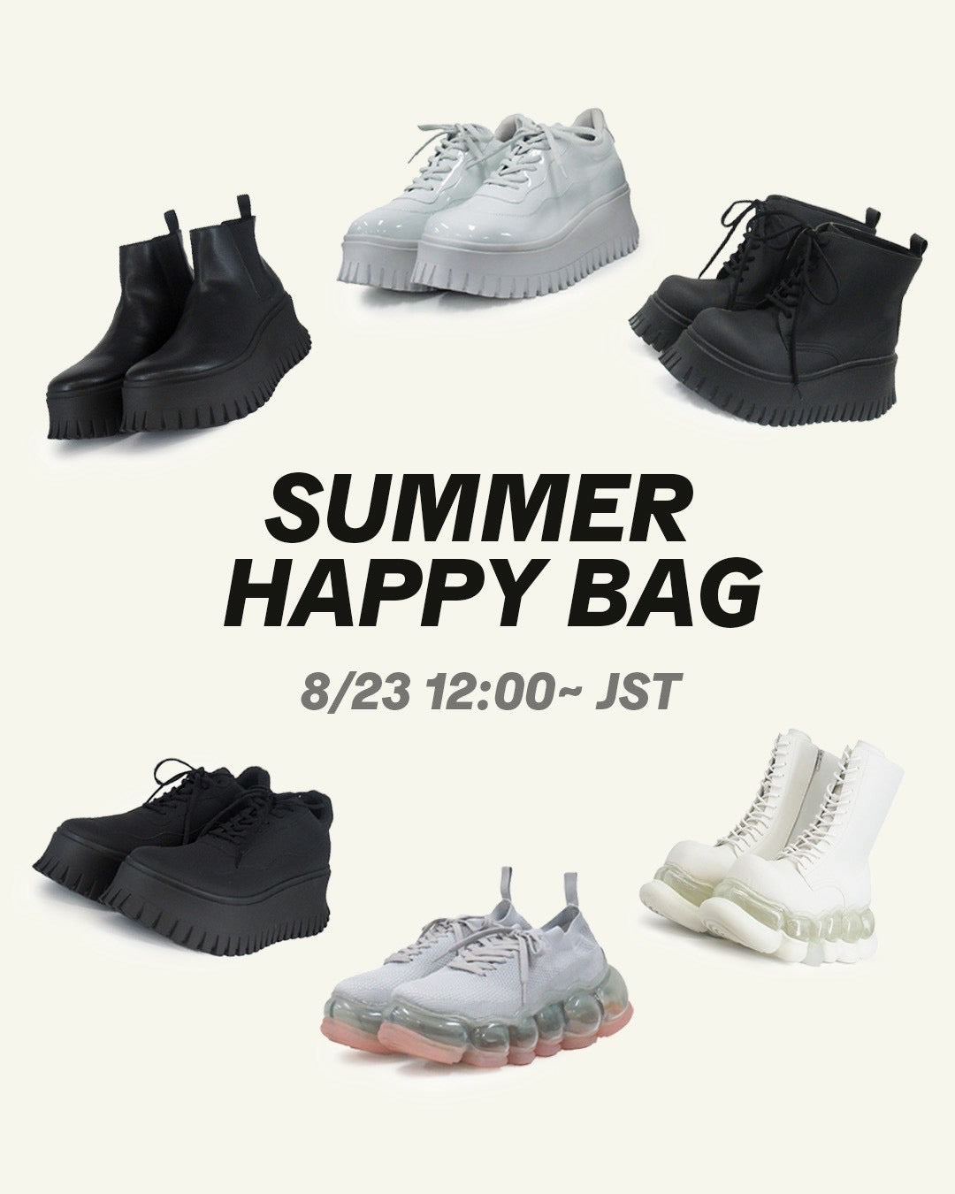 Summer Happy Bag 2025 / Monotone Shoes Set (2pair)【約7.5~9.5万円相当】