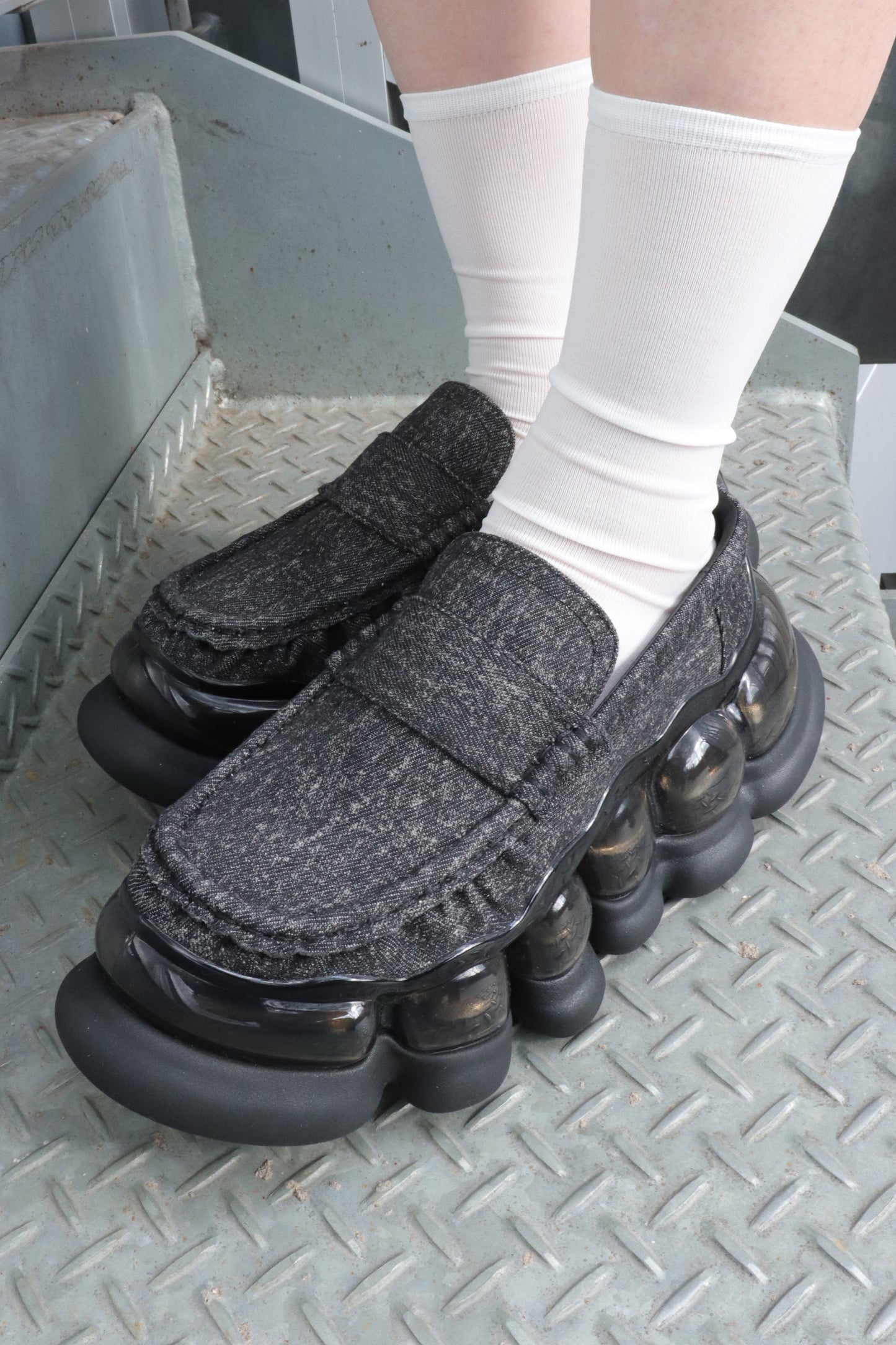 "Jewelry" Ark Denim Loafer / Black