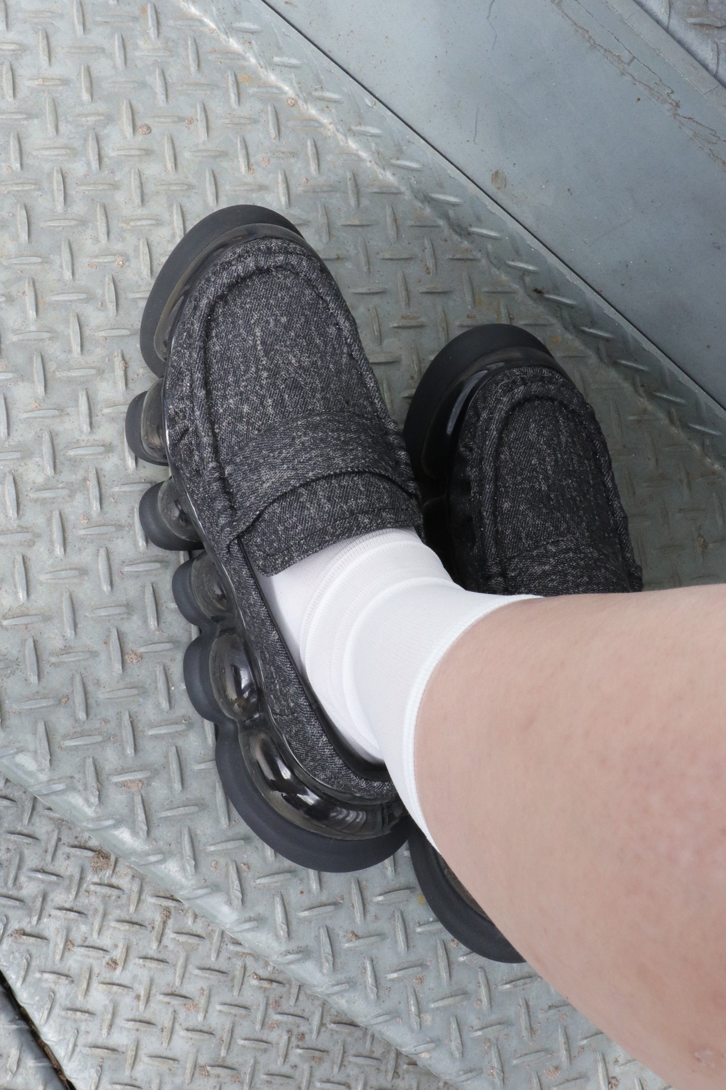 "Jewelry" Ark Denim Loafer / Black