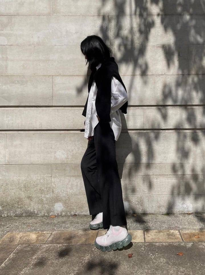 「珠宝」基础款鞋/冰灰粉色