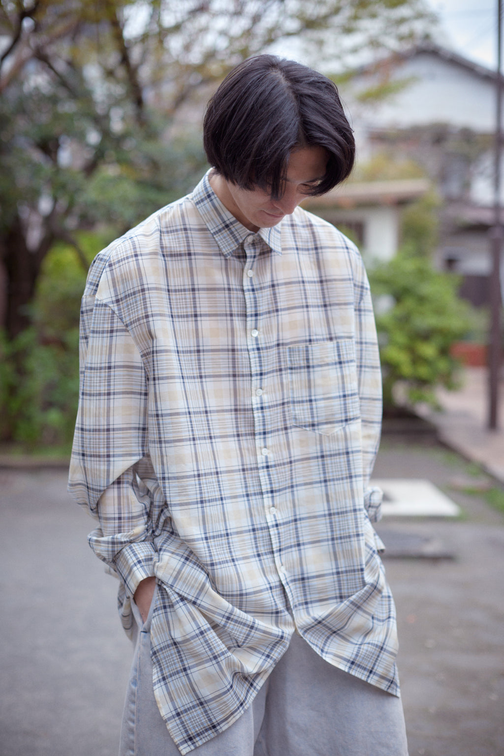 Long Sleeve Shirt / Beige