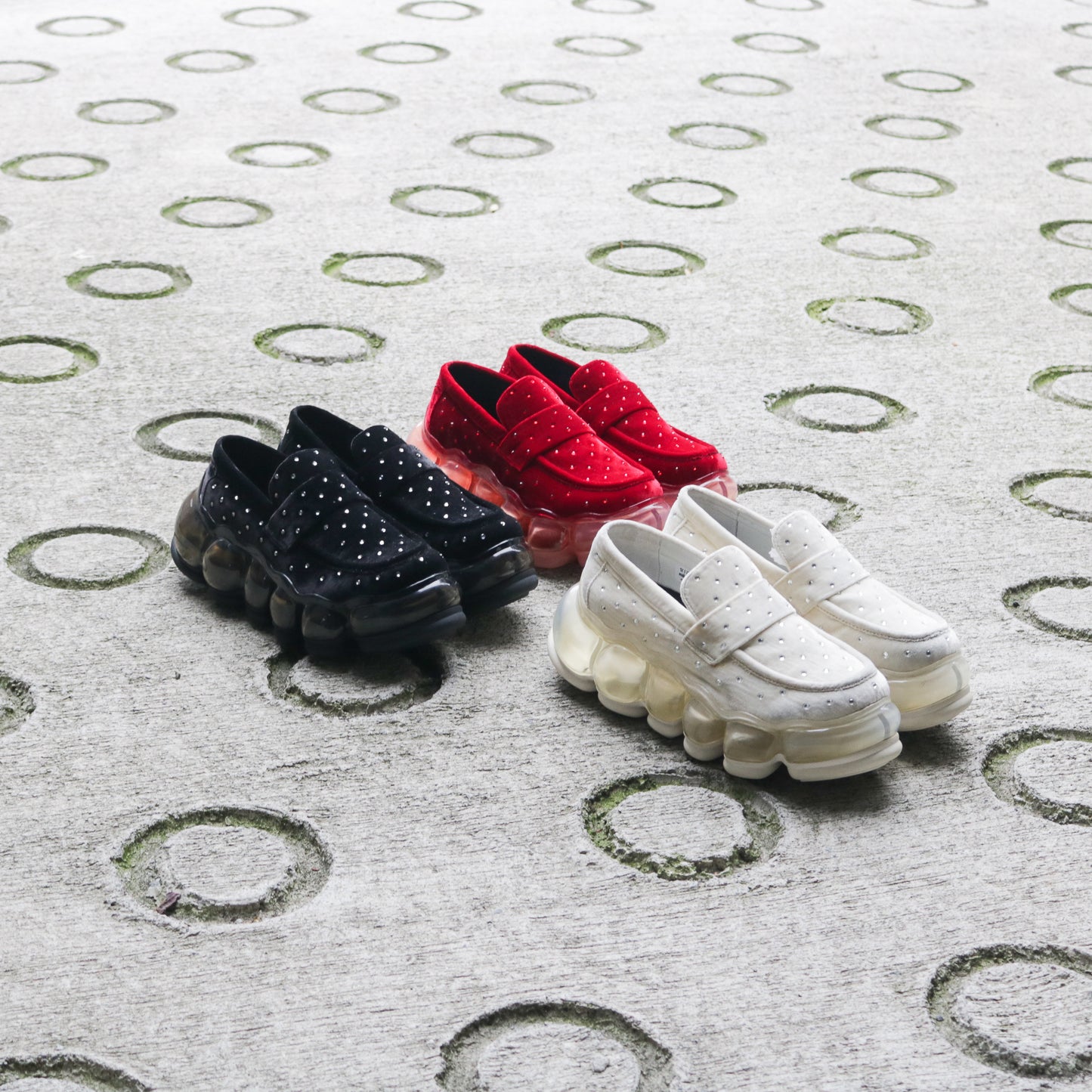 New "Jewelry" Loafer Jewel / Black