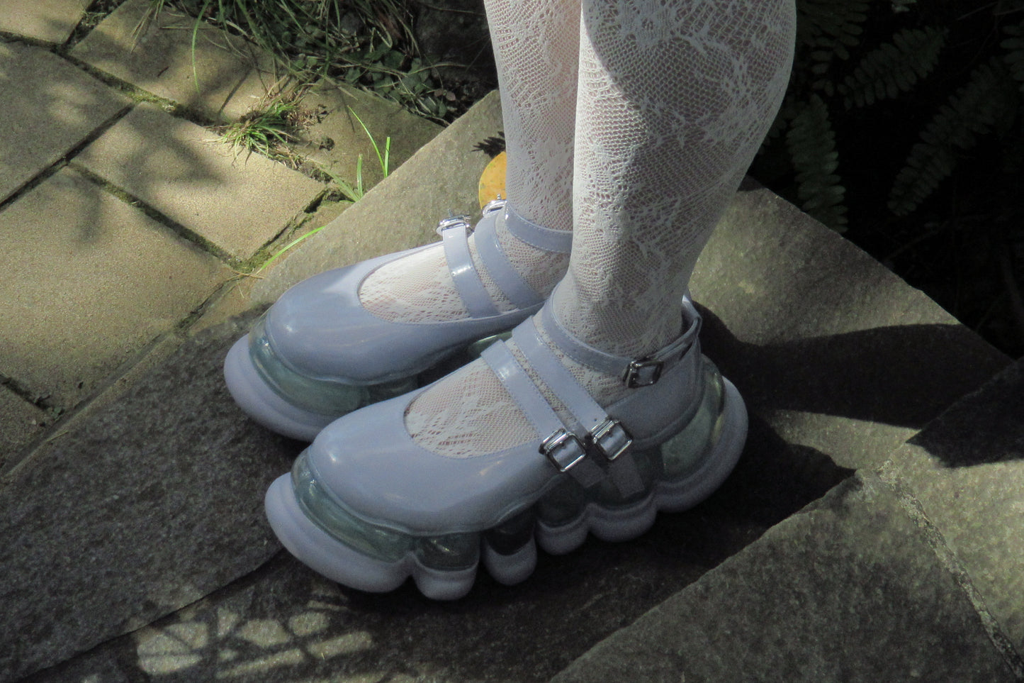 "Jewelry" Ark Three Straps Mary Jane / Lilac