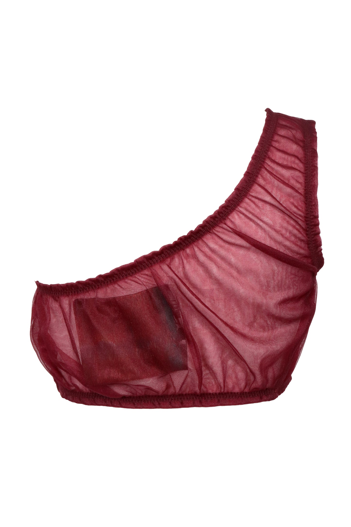 【SS26受注】Nickers Sheer Top / Wine / JFSS26T011