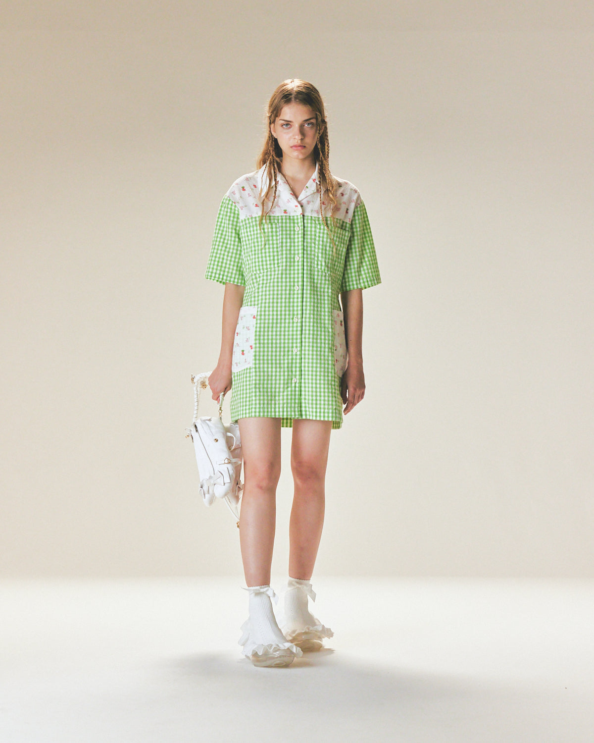 Tea Party Bag / White / Angelic Pretty × JennyFax