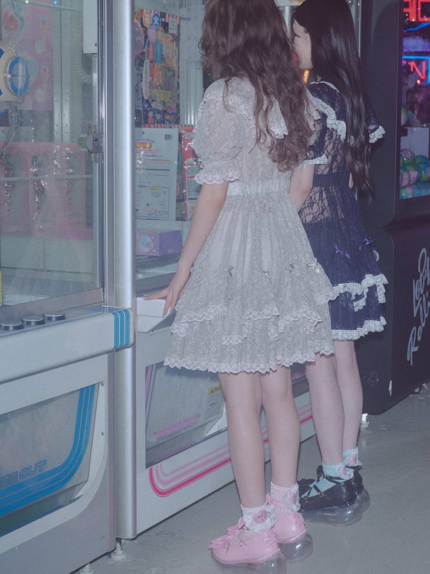 茶会月亮 / 黑色 / JennyFax × Angelic Pretty