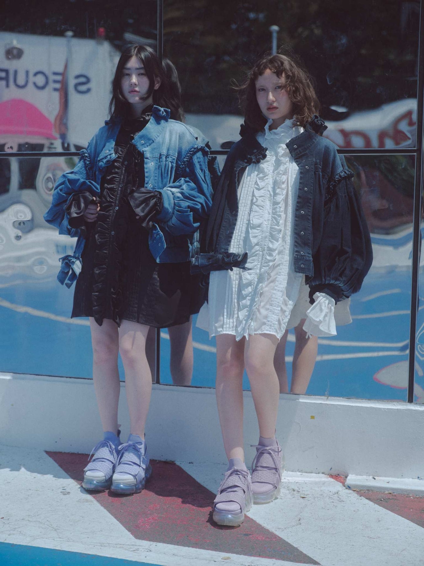 “珠宝”高跟鞋 Beltcross / Aurora Lilac