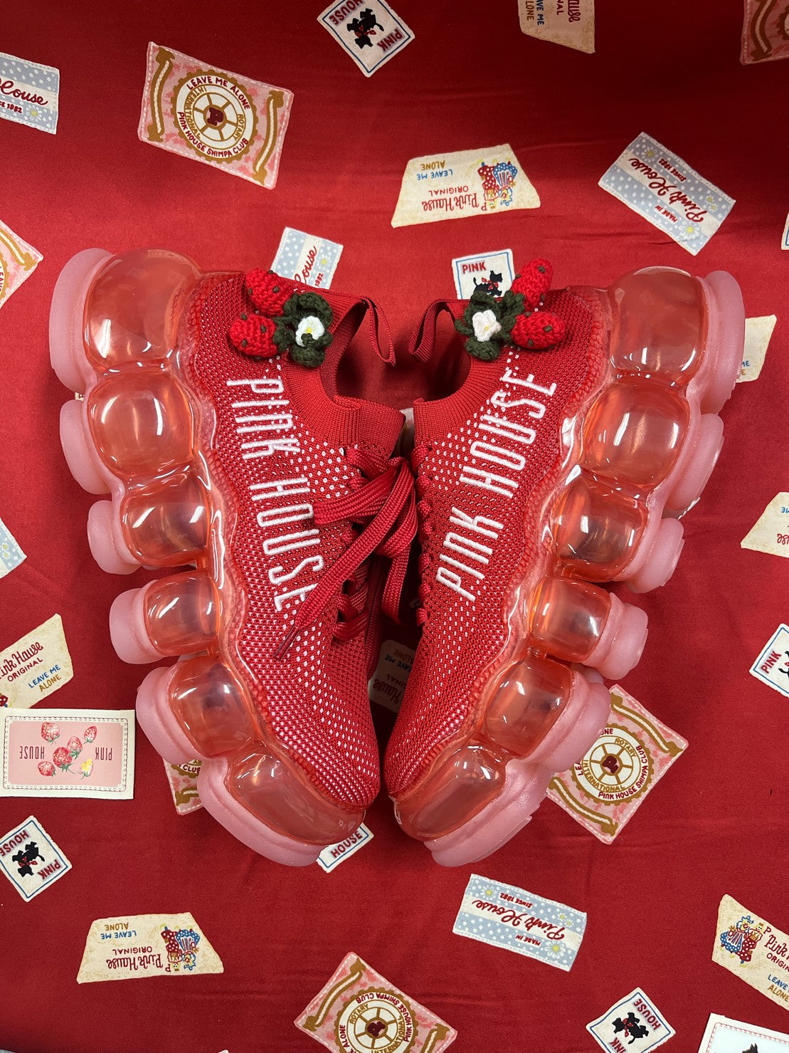 New "Jewelry" Shoes / Red / PINK HOUSE × MIKIOSAKABE