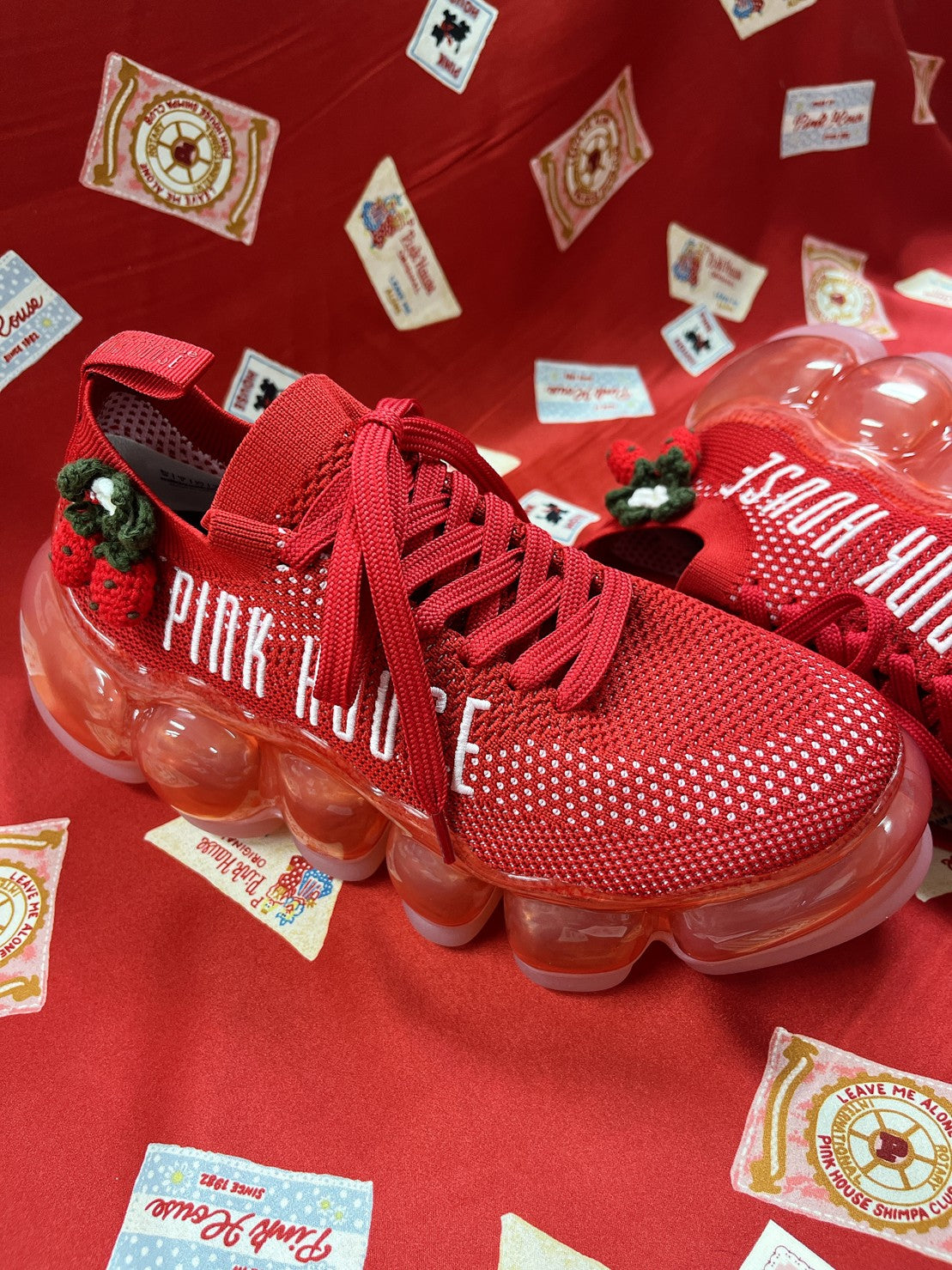 New "Jewelry" Shoes / Red / PINK HOUSE × MIKIOSAKABE