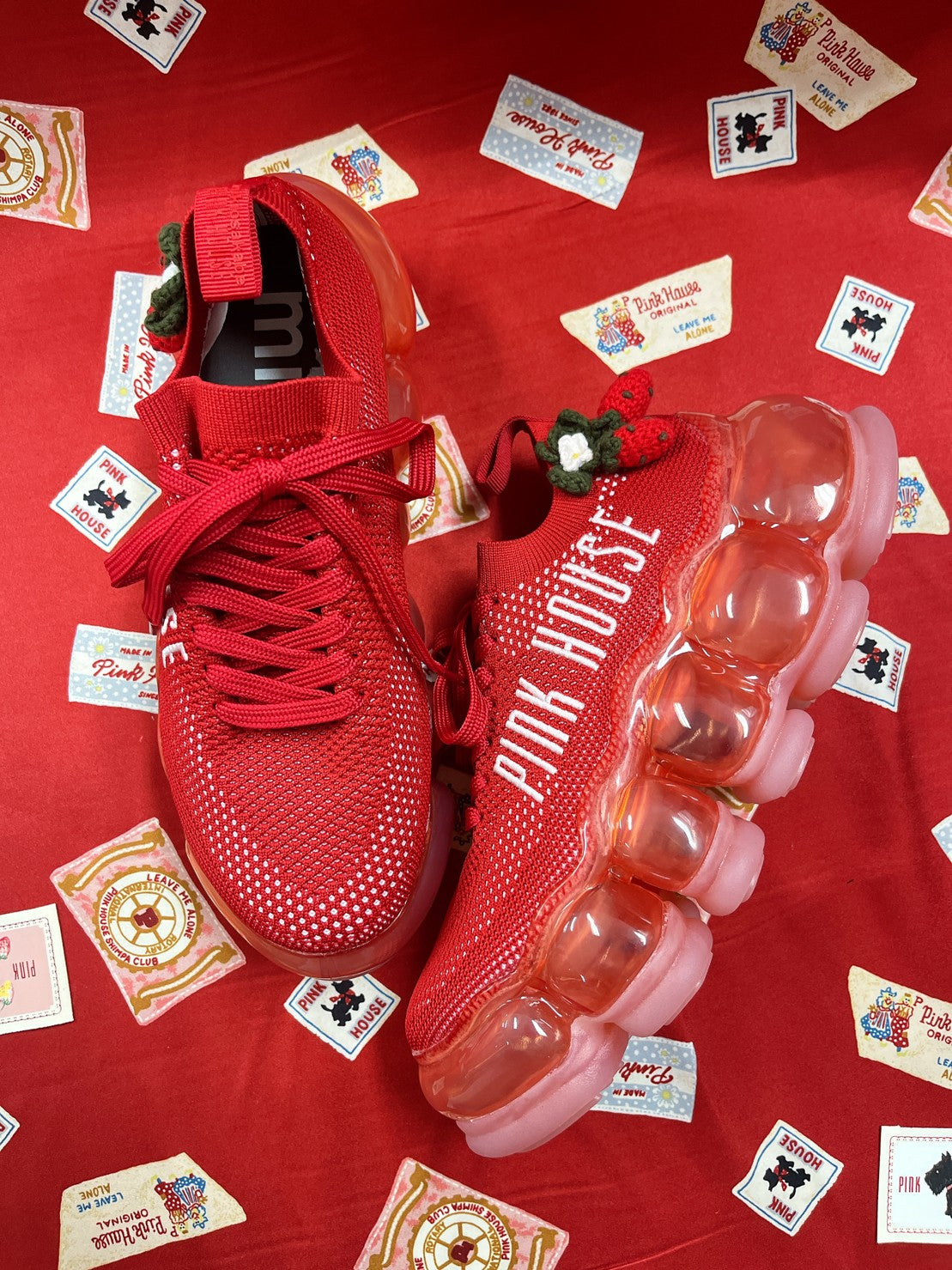 New "Jewelry" Shoes / Red / PINK HOUSE × MIKIOSAKABE