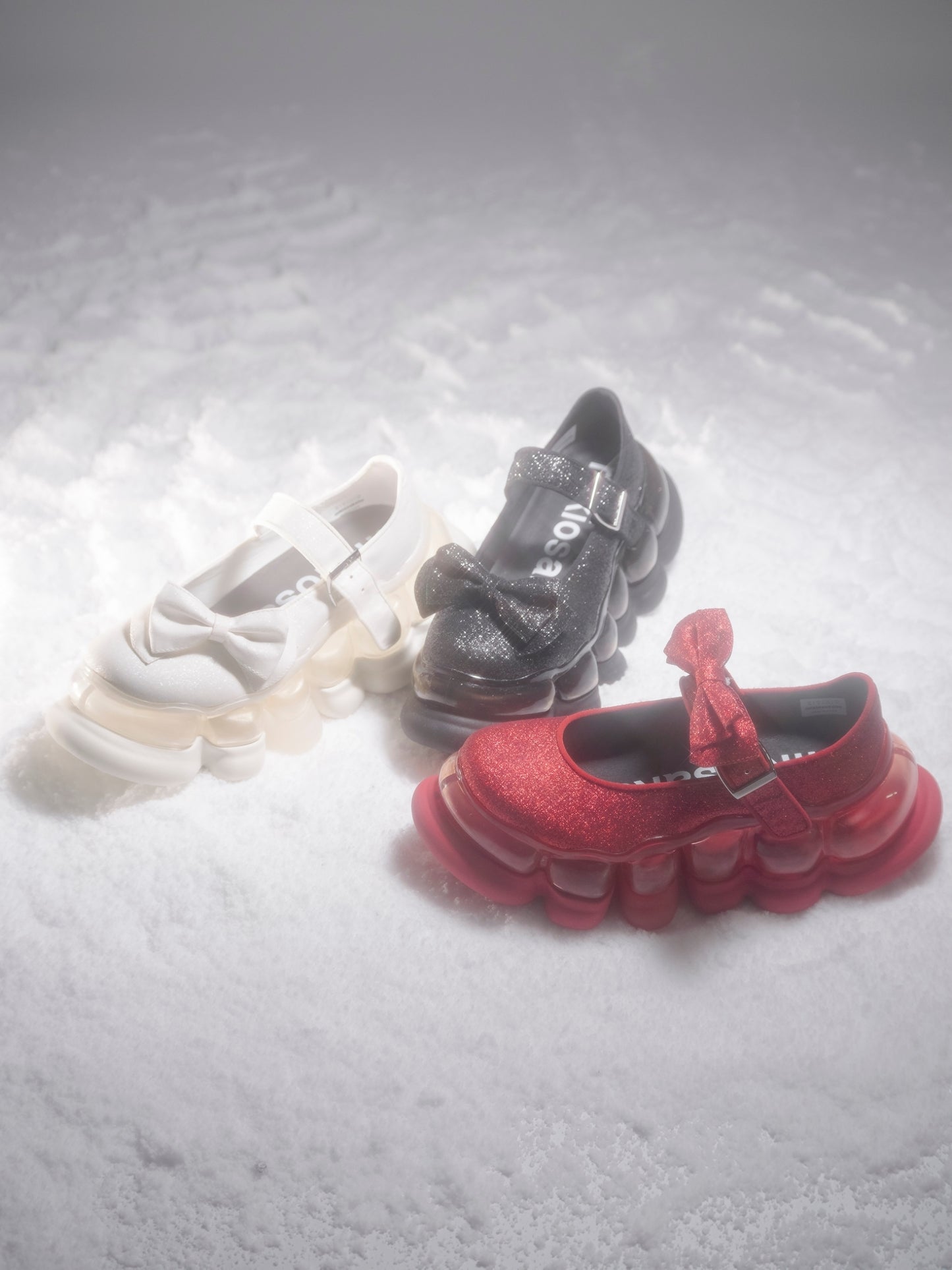 "Jewelry" Ark Mary Jane / White Glitter