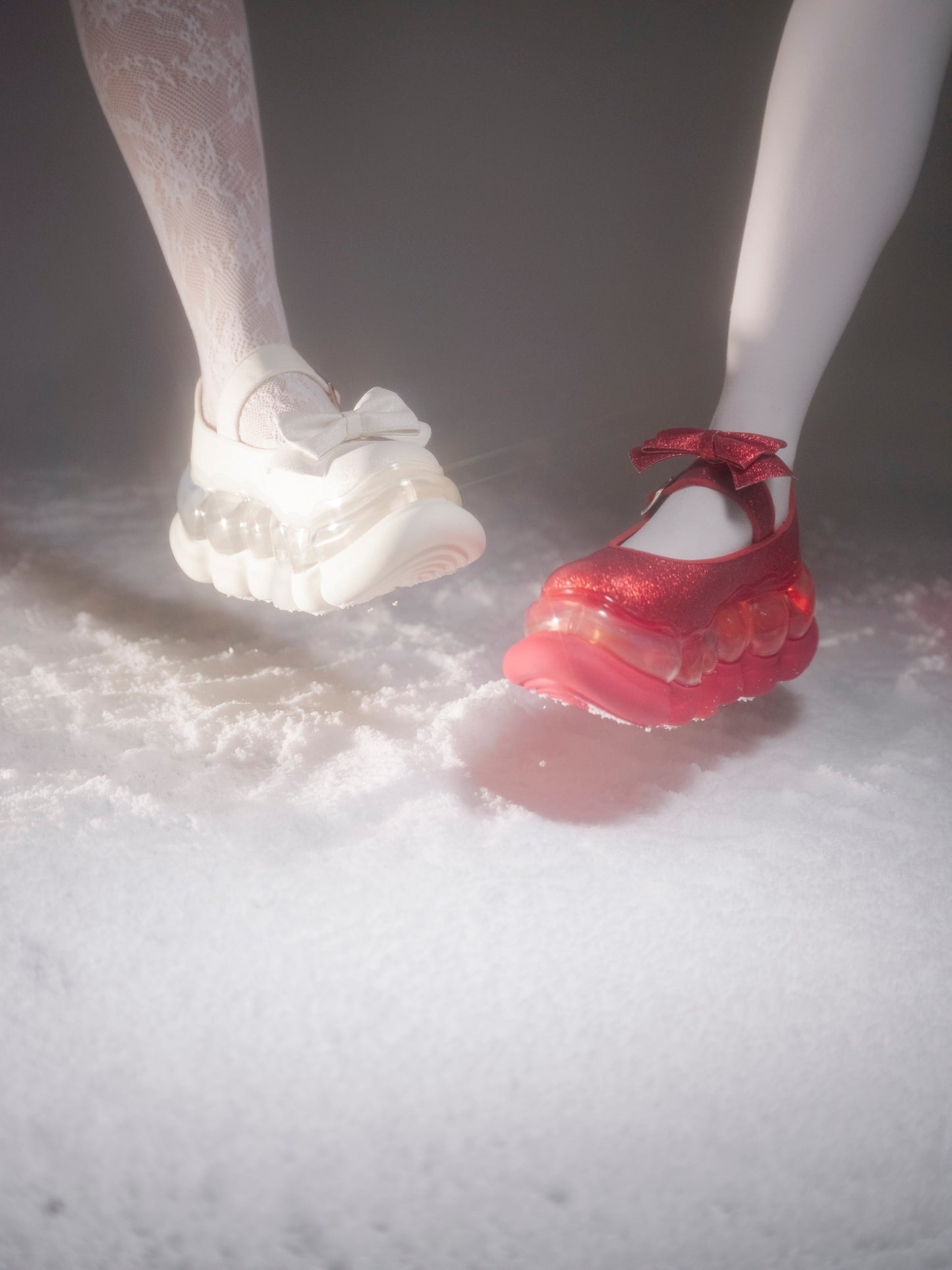 "Jewelry" Ark Mary Jane / White Glitter