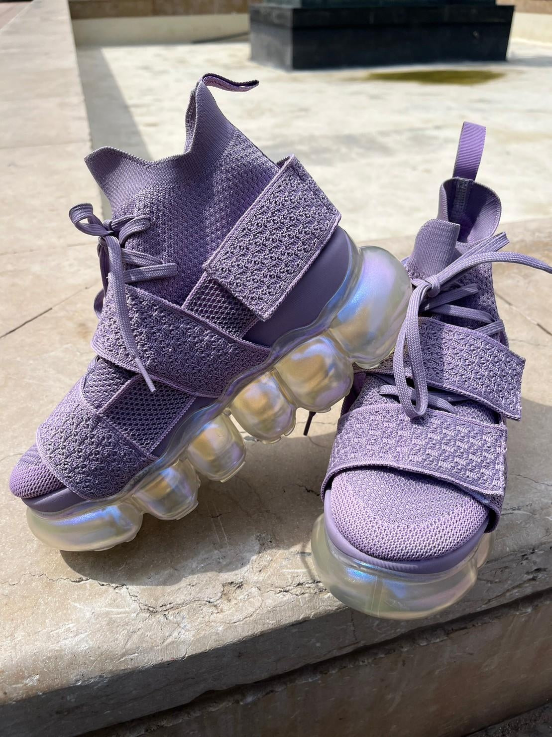 “珠宝”高跟鞋 Beltcross / Aurora Lilac