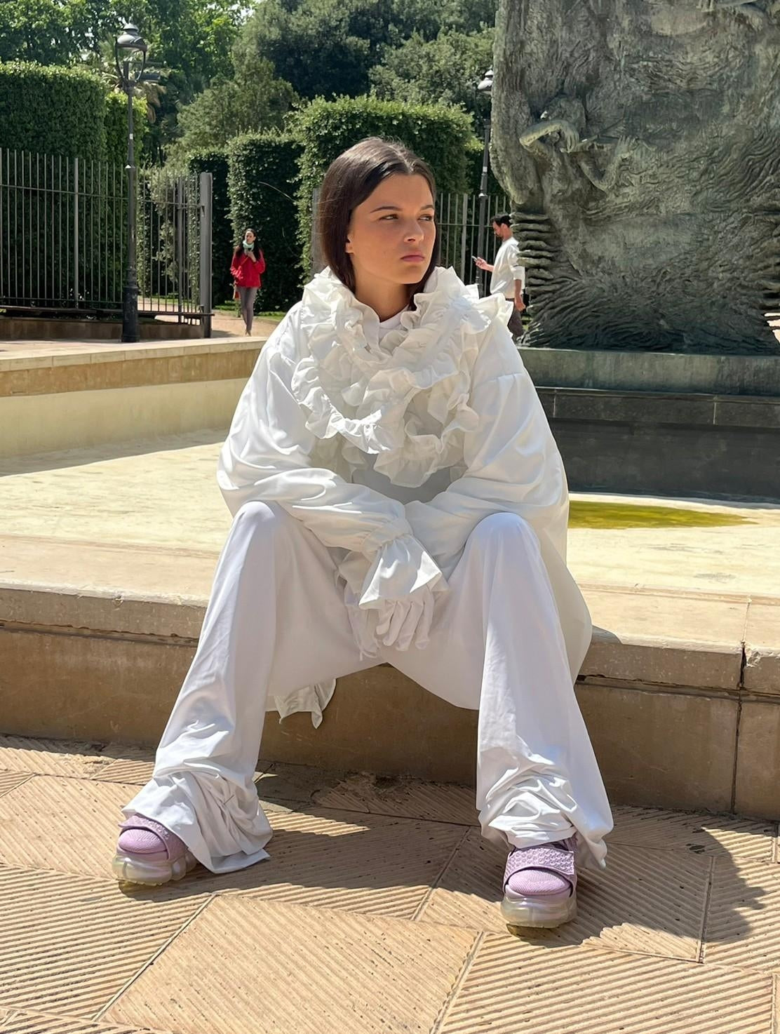 “珠宝”高跟鞋 Beltcross / Aurora Lilac